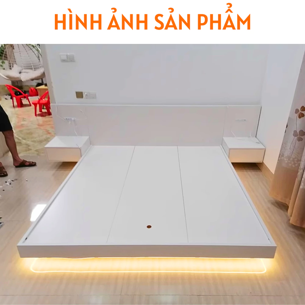 Giường Bay Kết Hợp Đèn Led Hiện Đại Cho Không Gian Phòng Ngủ Sang Trọng - HH207 - Ảnh 5
