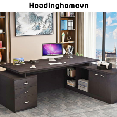 Bàn giám đốc bằng gỗ thiết kế sang trọng HB303