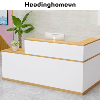 Bàn quầy lễ tân văn phòng phong cách hiện đại HB217