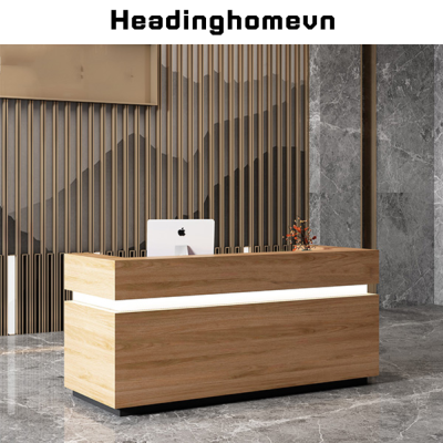 Quầy lễ tân hiện đại thiết kế cho khách sạn, văn phòng, tòa nhà HB211