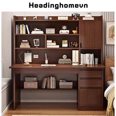 Bàn Học, Bàn Làm Việc Gỗ Công Nghiệp MDF Đẹp Thiết Kế Hiện Đại - HH805