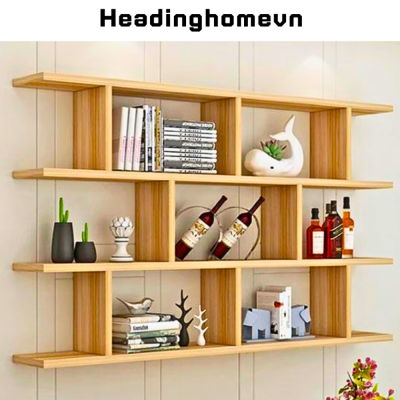Kệ,giá sách treo tường đẹp thiết kế đơn giản HH310