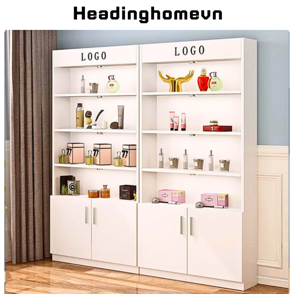 Combo 2 tủ trưng bày sản phẩm mini bằng gỗ MDF cao cấp HB313
