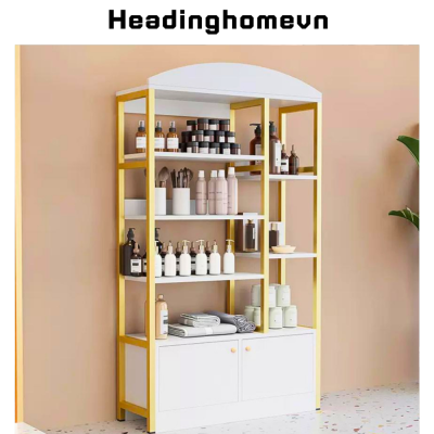 Mẫu kệ để nước hoa, kệ trưng bày khung sắt sang trọng HB308