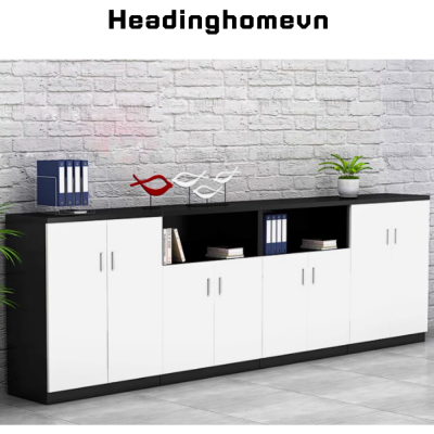 Tủ tài liệu gỗ MDF hiện đại, tủ lưu trữ hồ sơ văn phòng HB409