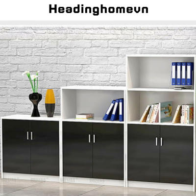 Bộ tủ tài liệu gỗ công nghiệp, tủ lưu trữ văn phòng HB404