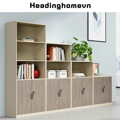Bộ tủ đựng tài liệu dáng lửng bậc thang nhỏ gọn HB401