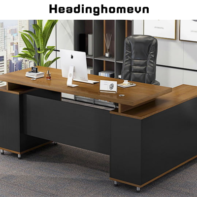 Bàn làm việc giám đốc, bàn lãnh đạo hiện đại đẹp không tì vết HB308