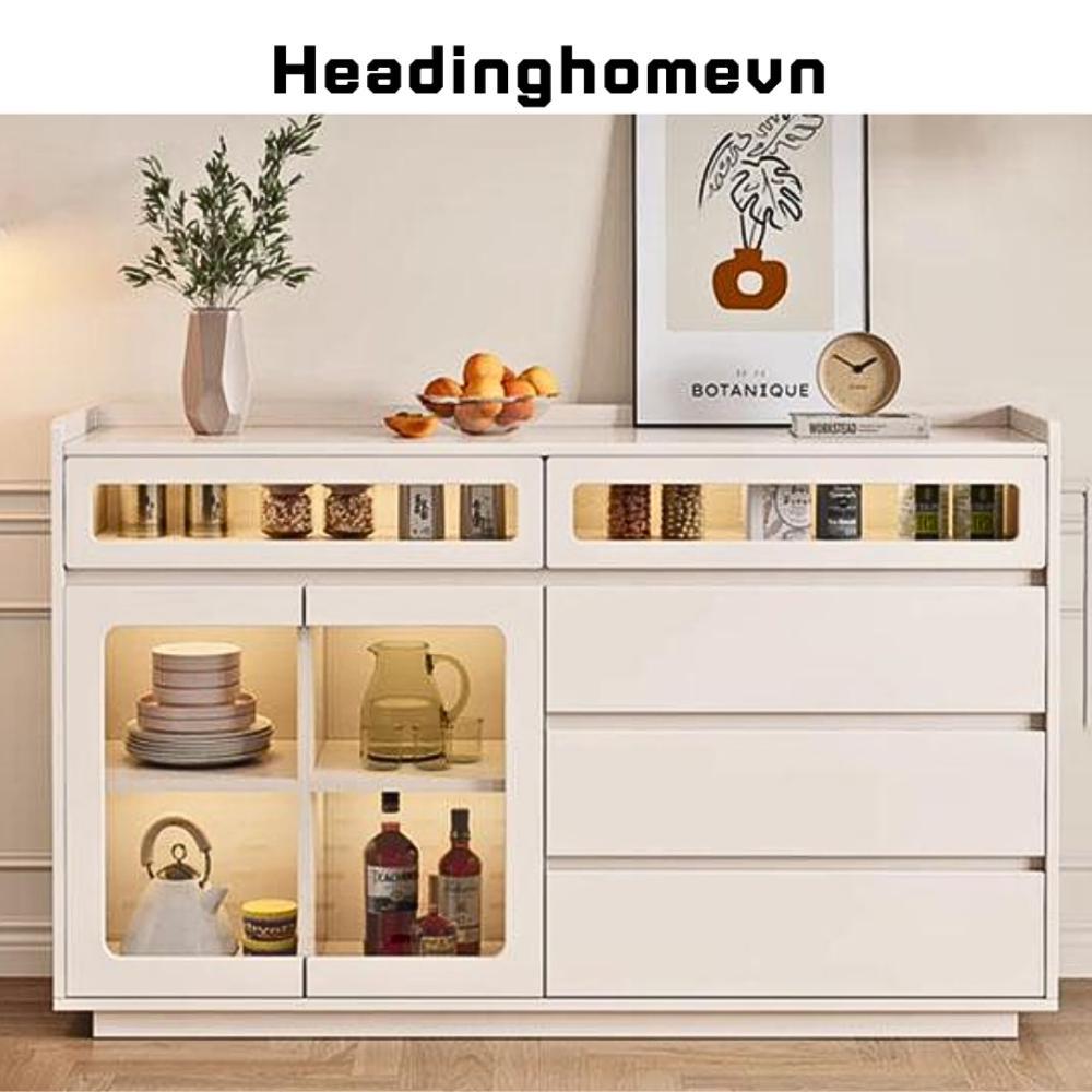 Mẫu Tủ Để Đồ Thiết Kế Cánh Kính Hiện Đại - HH701