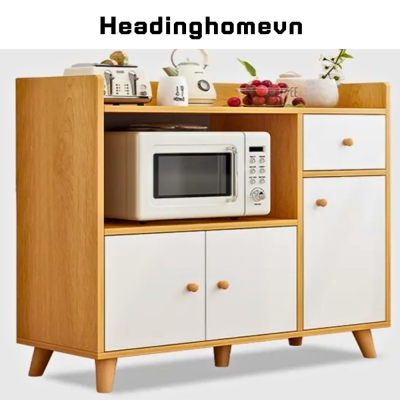 Tủ Để Đồ, Để Lò Vi Sóng Chia  Ngăn  Tiện Lợi Cho Phòng Bếp Gia Đình - HH706