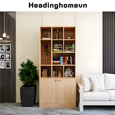 Tủ tài liệu, tủ trưng bày thiết kế tiện dụng cho phòng khách, phòng làm việc - HH303