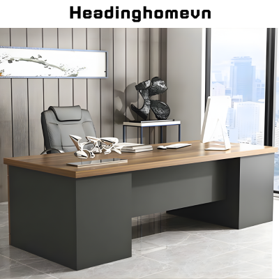 Bàn giám đốc, bàn lãnh đạo thiết kế sang trọng, hiện đại HB302