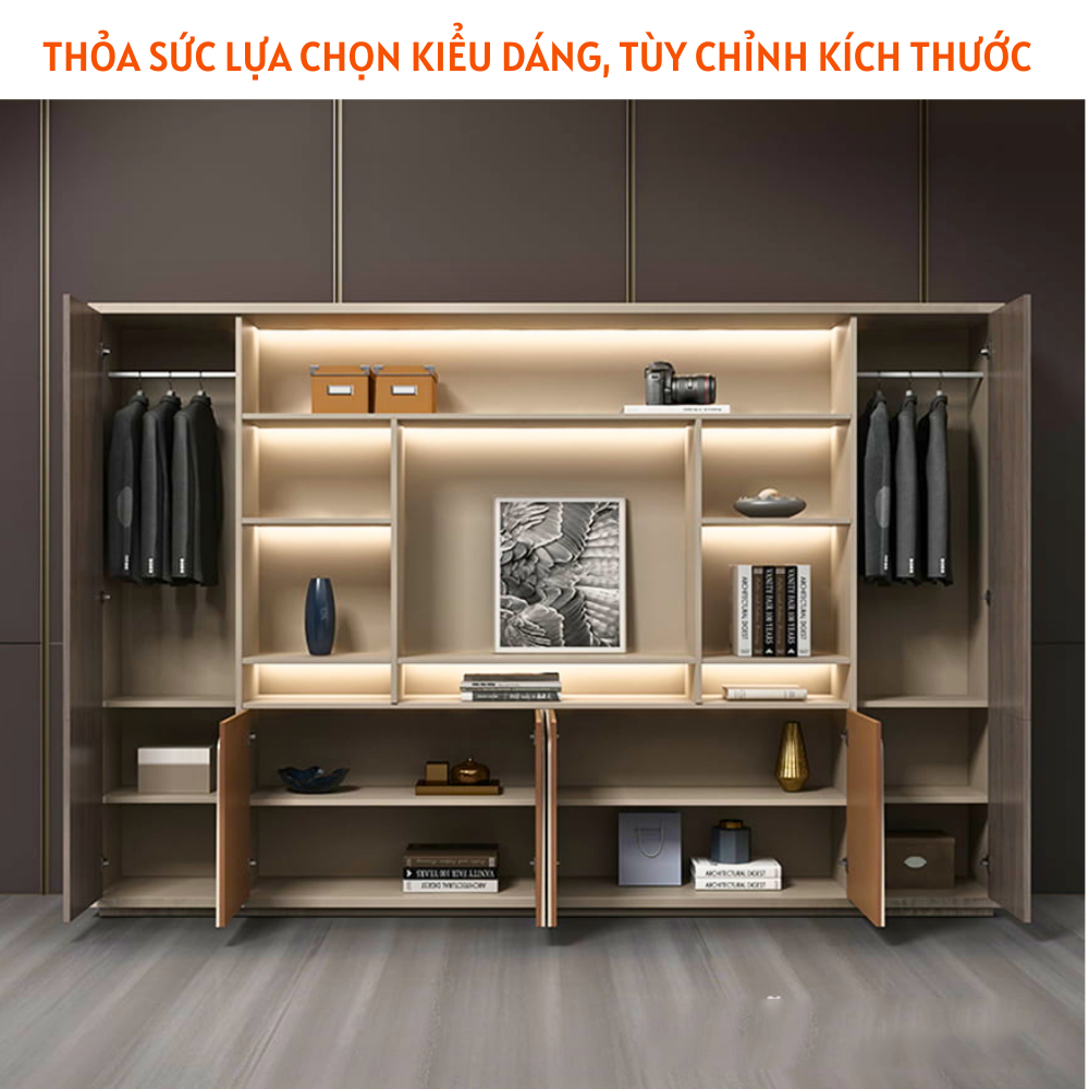 Tủ trưng bày. lưu trữ tài liệu văn phòng tiện nghi, sang trọng HH411 - Ảnh 3