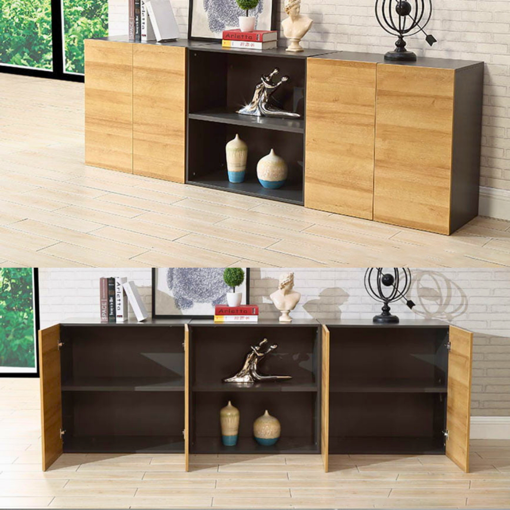 Tủ văn phòng gỗ MDF lưu trữ tài liệu, hồ sơ HB403 - Ảnh 2