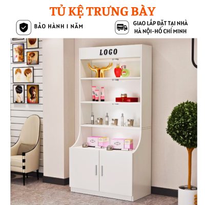 Mẫu kệ trưng bày, bán mỹ phẩm thiết kế hiện đại HB301