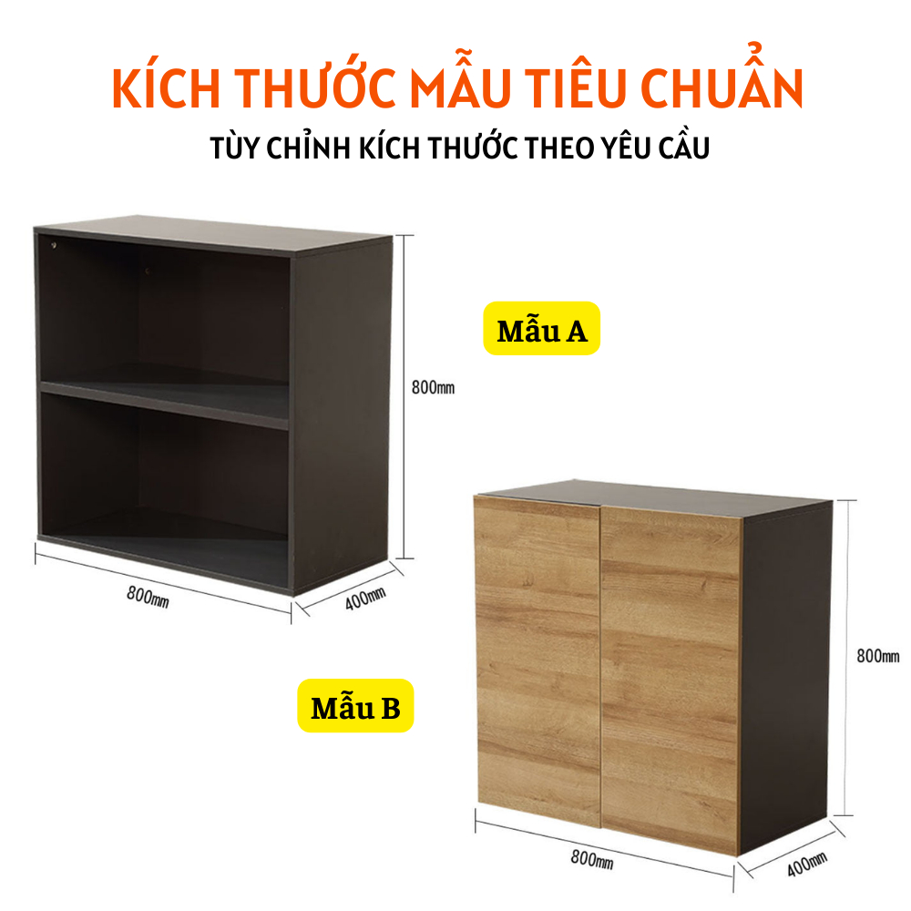 Tủ văn phòng gỗ MDF lưu trữ tài liệu, hồ sơ HB403 - Ảnh 4