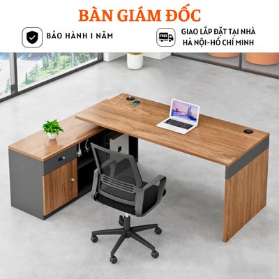 Bàn làm việc giám đốc, bàn lãnh đạo hiện đại HB305