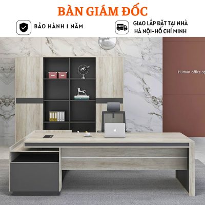 Bàn làm việc lãnh đạo sang trọng, đẳng cấp HB312