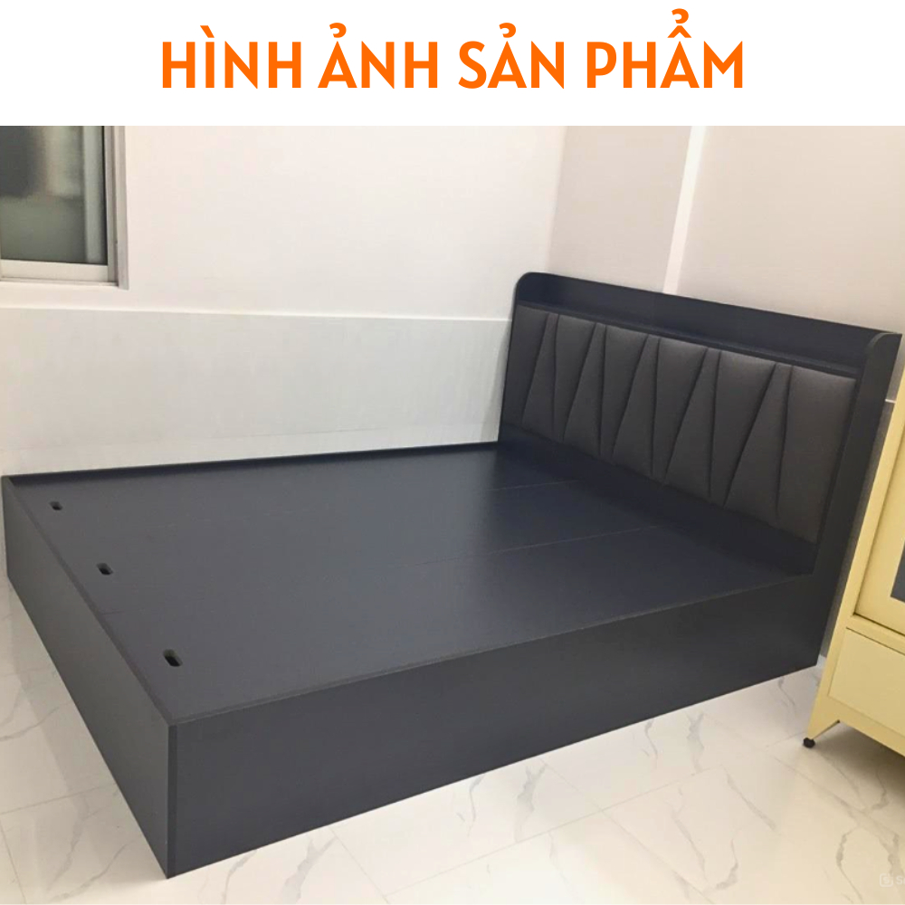 Giường Ngủ Hiện Đại Thiết Kế Đa Năng Đầu Giường Bọc Nệm - HH208 - Ảnh 5