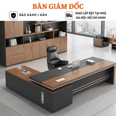 Bàn làm việc 1m8 gỗ dành cho lãnh đạo HB321