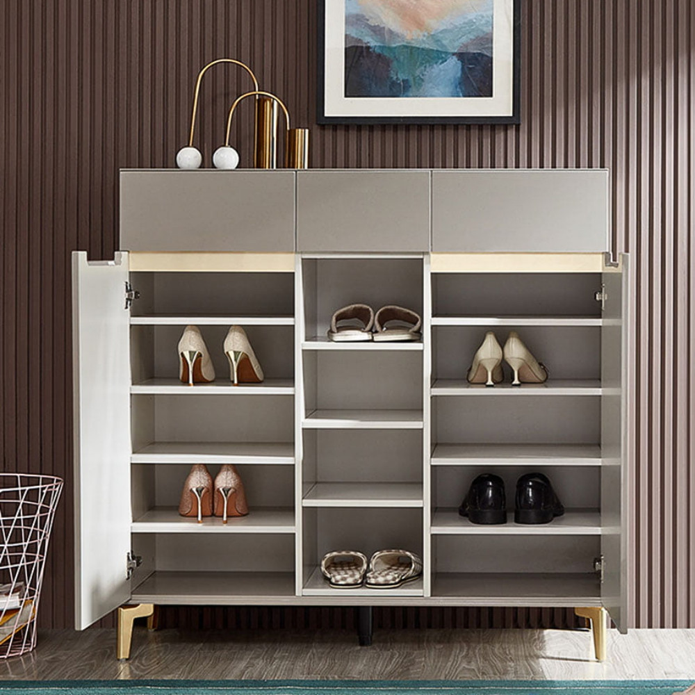 Tủ giày bằng gỗ thiết kế thông minh gỗ MDF cao cấp - HH1103 - Ảnh 2