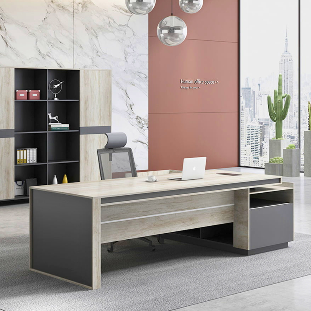 Bàn làm việc lãnh đạo sang trọng, đẳng cấp HB312 - Ảnh 3