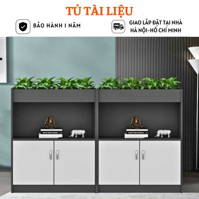 Tủ đựng tài liệu lưu trữ hồ sơ bằng gỗ công nghiệp MDF HB402