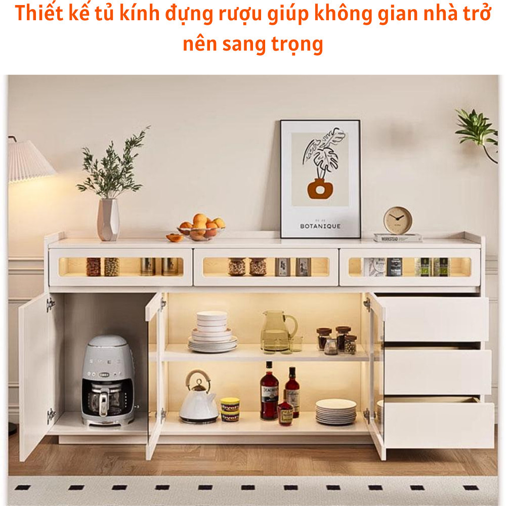 Mẫu Tủ Để Đồ Thiết Kế Cánh Kính Hiện Đại - HH701 - Ảnh 2