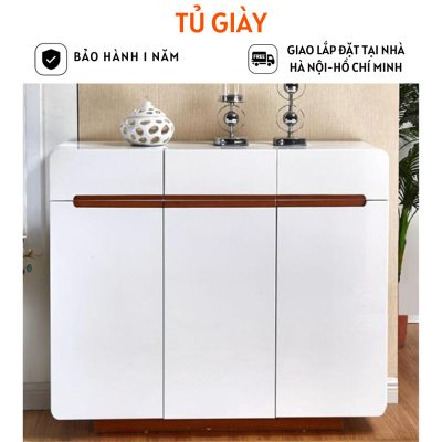 Tủ giày gỗ phun sơn phong cách hiện đại lắp sẵn giao hàng tận nơi - HH1101