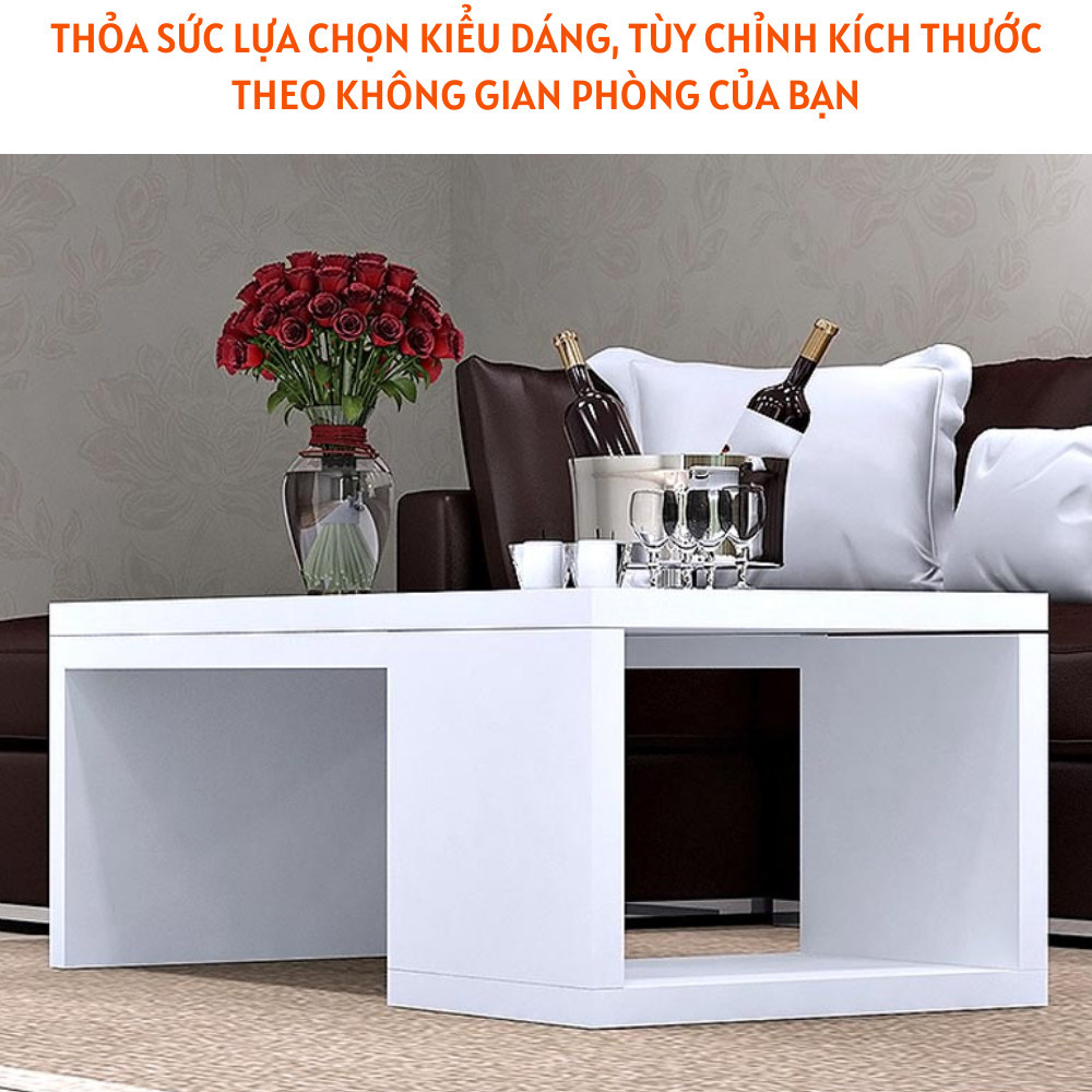 Bàn Trà Gỗ MDF Thiết Kế Đẹp Cho Không Gian Phòng Khách Hiện Đại - HH901 - Ảnh 3