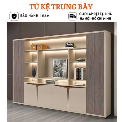 Tủ trưng bày. lưu trữ tài liệu văn phòng tiện nghi, sang trọng HH411