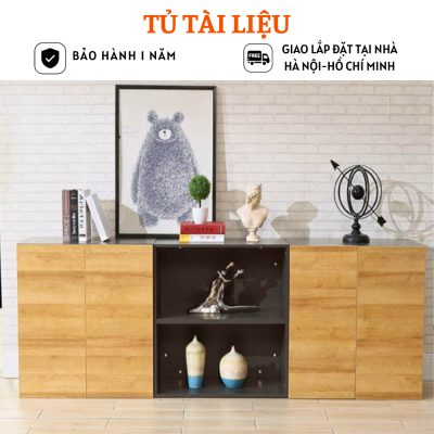 Tủ văn phòng gỗ MDF lưu trữ tài liệu, hồ sơ HB403