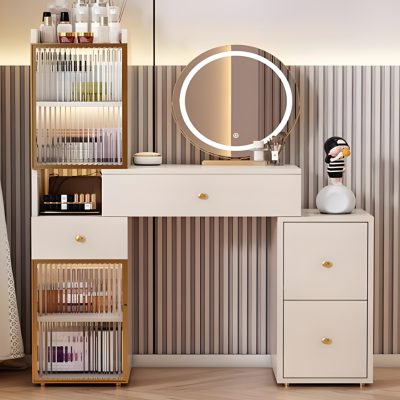 Tủ bàn trang điểm đẹp cánh kính sang trọng có thể tùy chỉnh kích thước - HH1302