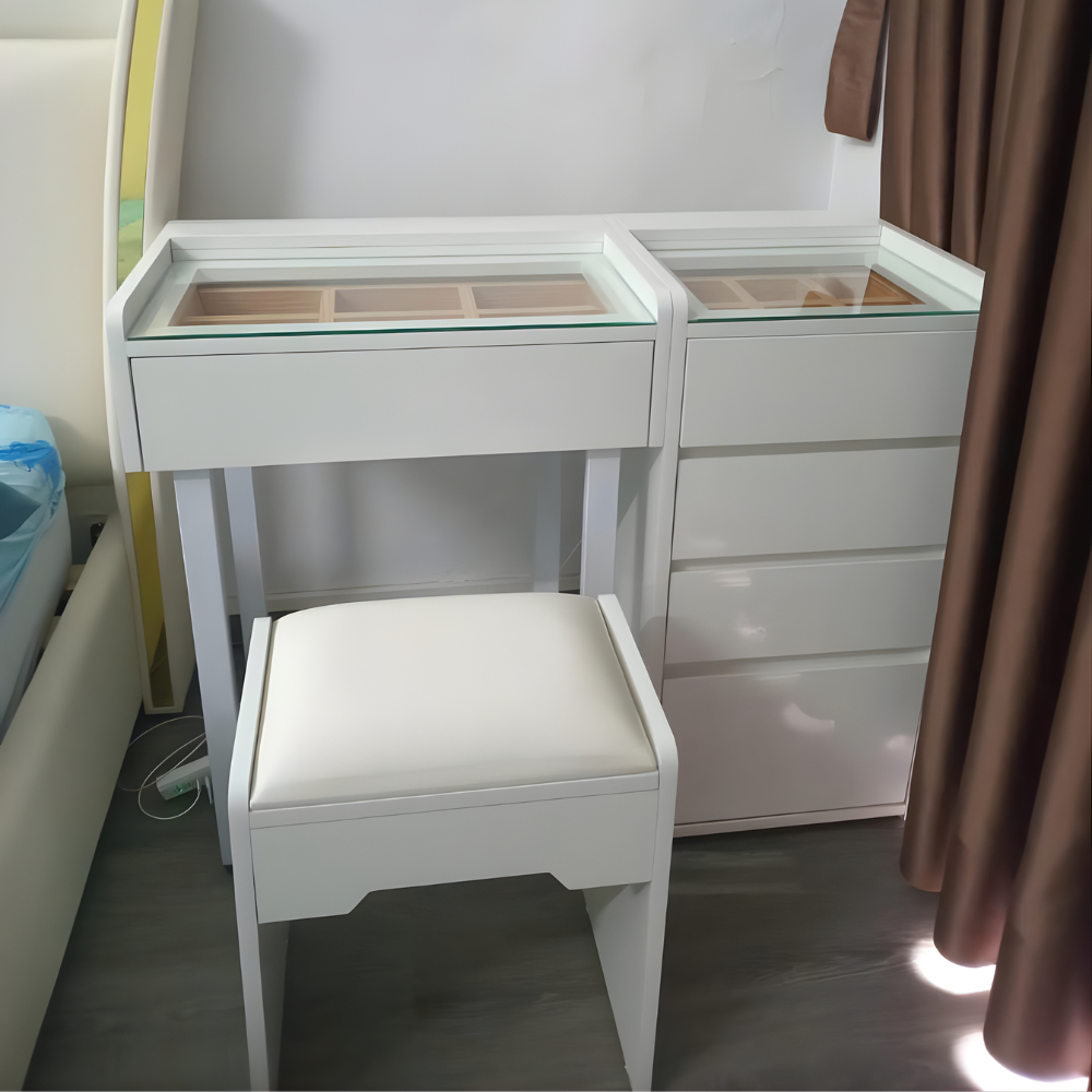 Bàn trang điểm sang trọng kết hợp đèn led mặt bàn hiện đại - HH1304 - Ảnh 6